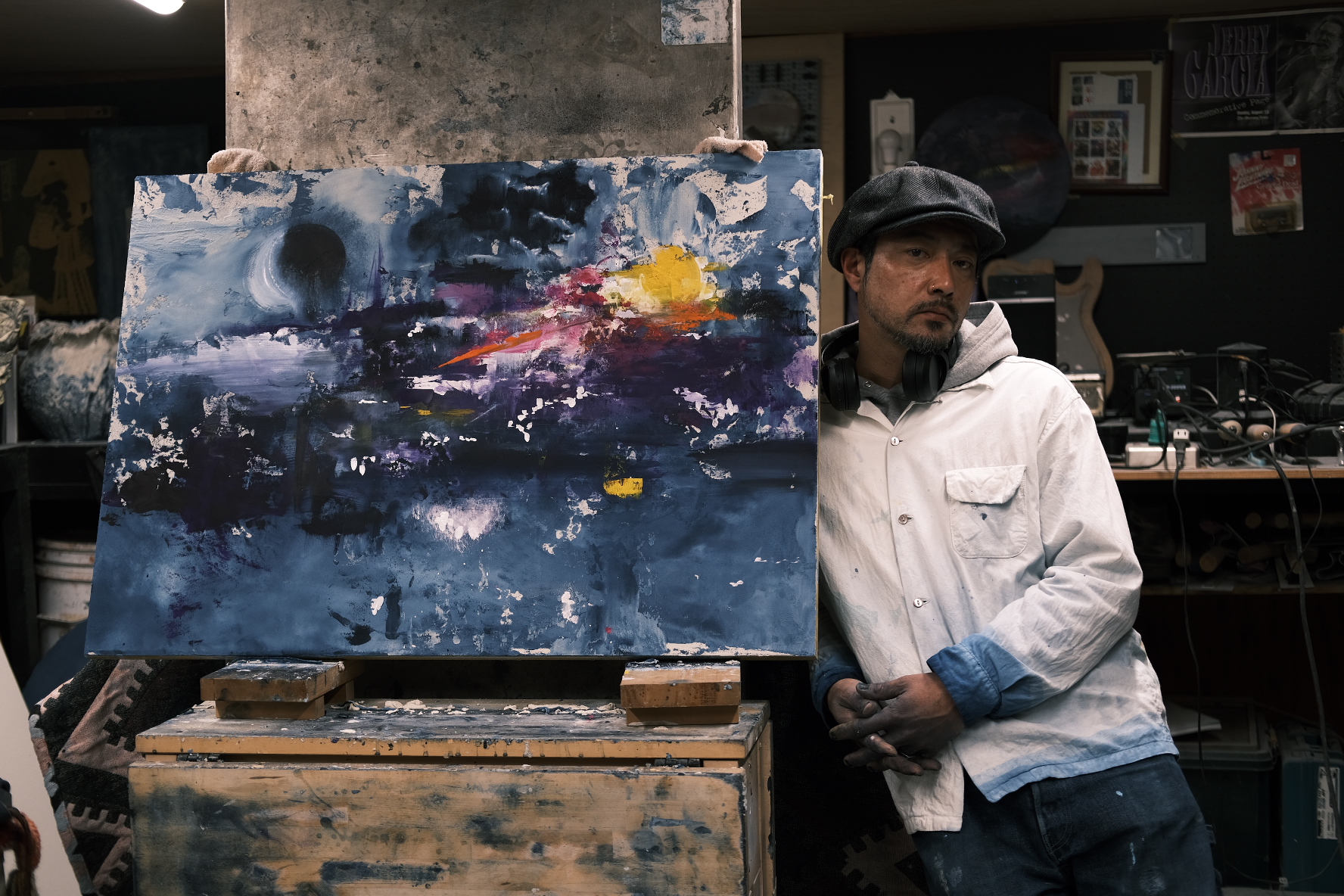 音楽をサンプリングするアートとの出会い。 Art created by sampling music.