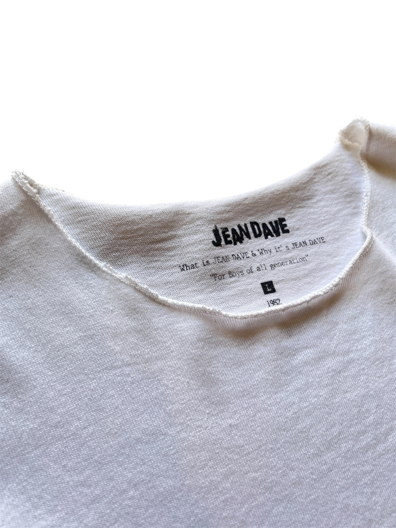 JEAN DAVE コラボ 藍染TEEのメイン画像